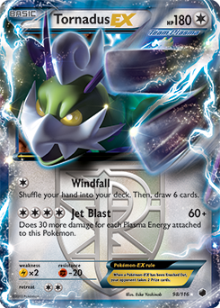 Tornadus EX 98/116 Pokémon card from Plasma Freeze for sale at best price