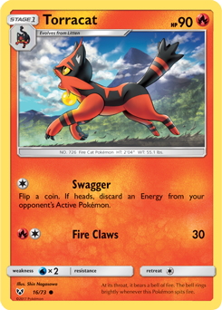 Torracat 16/73 Pokémon card from Shining Legends for sale at best price