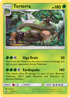 Torterra 9/156 Pokémon card from Untra Prism for sale at best price