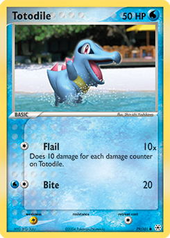 Totodile 79/101 Pokémon card from Ex Hidden Legends for sale at best price