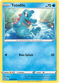 Totodile 55/264 Pokémon card from Fusion Strike for sale at best price