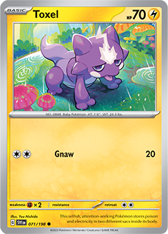 Toxel 071/198 Pokémon card from Scarlet & Violet for sale at best price