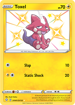 Toxel SV041/SV122 Pokémon card from Shining Fates for sale at best price