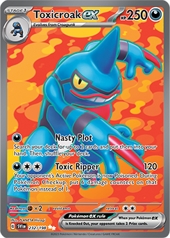 Toxicroak ex 232/198 Pokémon card from Scarlet & Violet for sale at best price