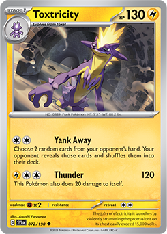 Toxtricity 072/198 Pokémon card from Scarlet & Violet for sale at best price