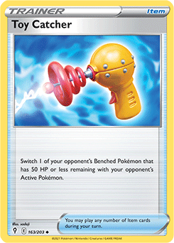 Toy Catcher 163/203 Pokémon card from Evolving Skies for sale at best price