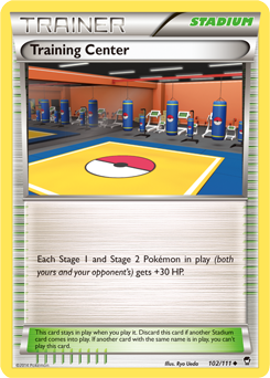 Training Center 102/111 Pokémon card from Furious Fists for sale at best price