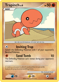 Trapinch 115/132 Pokémon card from Secret Wonders for sale at best price