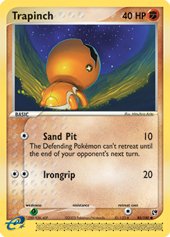 Carte Pokémon Commune Kraknoix 82/100 de la série Ex Tempête de Sable