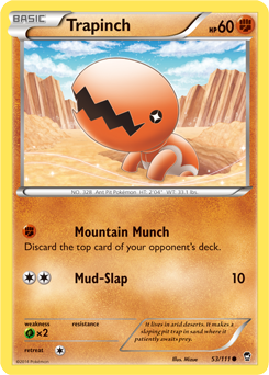 Trapinch 53/111 Pokémon card from Furious Fists for sale at best price