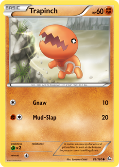 Trapinch 82/160 Pokémon card from Primal Clash for sale at best price