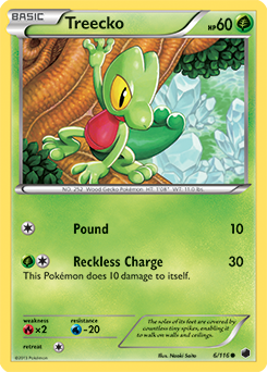 Treecko 6/116 Pokémon card from Plasma Freeze for sale at best price