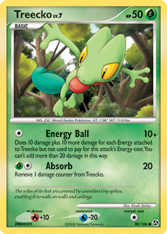 Treecko 90/106 Pokémon card from Great Encounters for sale at best price