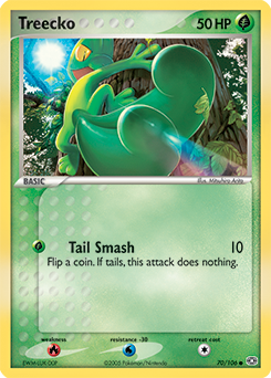 Treecko 70/106 Pokémon card from Ex Emerald for sale at best price