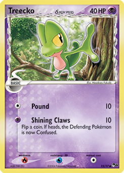 Treecko 15/17 Pokémon card from POP 4 for sale at best price