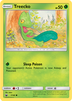 Treecko 7/168 Pokémon card from Celestial Storm for sale at best price