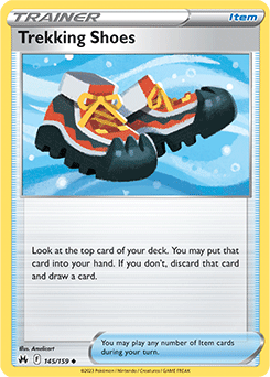 Trekking Shoes 145/159 Pokémon card from Crown Zenith for sale at best price
