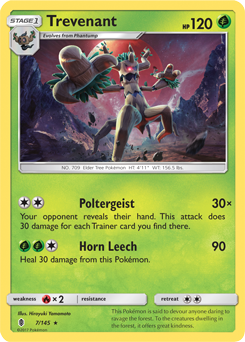 Trevenant 7/145 Pokémon card from Guardians Rising for sale at best price