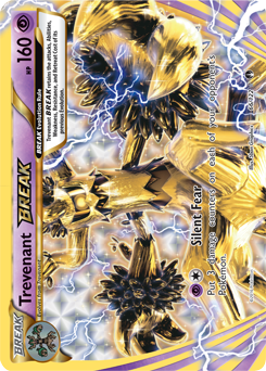 Turbo Pokémon card Trevenant BREAK 66/122 from Breakpoint expansion