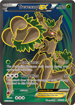 trevenant v 013203 Full Art Pokémon Pokémon card Trevenant EX 145/160 from Primal Clash expansion