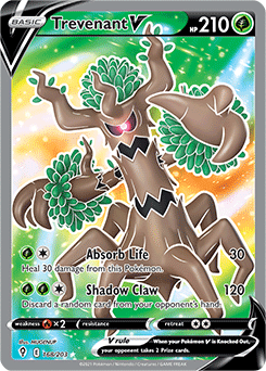 Trevenant V 168/203 Pokémon card from Evolving Skies for sale at best price