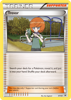 Trevor XY33 Pokémon card from XY Promos for sale at best price