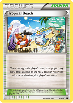 Tropical Beach BW28 Pokémon card from Back & White Promos for sale at best price