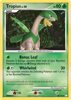 Tropius 64/123 Pokémon card from Mysterious Treasures for sale at best price