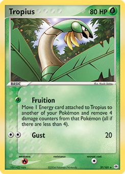 Tropius 27/101 Pokémon card from Ex Hidden Legends for sale at best price