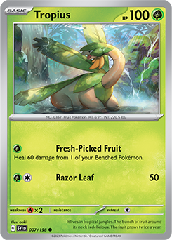 Tropius 007/198 Pokémon card from Scarlet & Violet for sale at best price