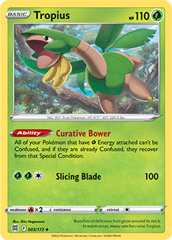 Tropius 005/172 Pokémon card from Brilliant Stars for sale at best price