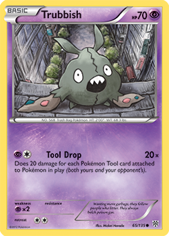 Trubbish 65/135 Pokémon card from Plasma Storm for sale at best price