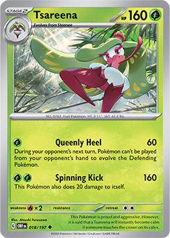 Tsareena 18/197 Pokémon card from Obsidian Flames for sale at best price