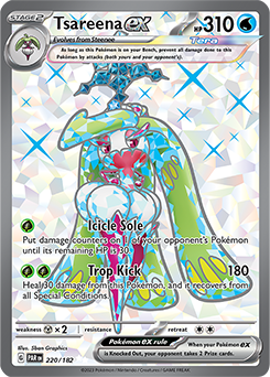Tsareena ex 220/182 Pokémon card from Paradox Rift for sale at best price