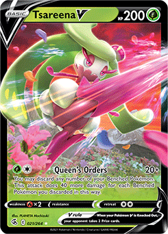 Tsareena V 21/264 Pokémon card from Fusion Strike for sale at best price