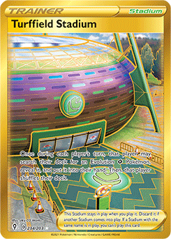 Turffield Stadium 234/203 Pokémon card from Evolving Skies for sale at best price