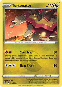 Turtonator 198/264 Pokémon card from Fusion Strike for sale at best price