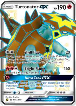 Turtonator GX SV52/SV94 Pokémon card from Hidden Fates for sale at best price