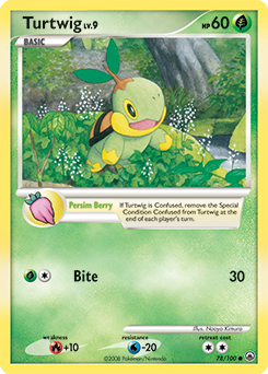 Turtwig 78/100 Pokémon card from Majestic Dawn for sale at best price