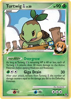 Turtwig 85/111 Pokémon card from Rising Rivals for sale at best price