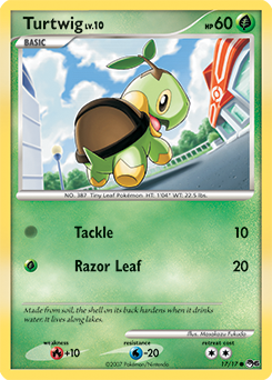 Carte Pokémon Turtwig 17/17 de la série POP 6 en vente au meilleur prix