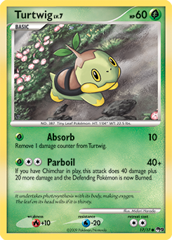 Carte Pokémon Tortipouss 17/17 de la série POP 9 en vente au meilleur prix