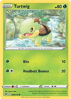 Turtwig 006/172 Pokémon card from Brilliant Stars for sale at best price