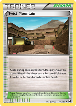 Twist Mountain 101/108 Pokémon card from Dark Explorers for sale at best price