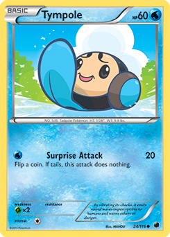 Tympole 24/116 Pokémon card from Plasma Freeze for sale at best price