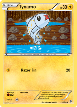 Tynamo 31/101 Pokémon card from Plasma Blast for sale at best price