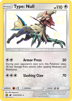 Type: Null SV45/SV94 Pokémon card from Hidden Fates for sale at best price