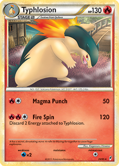 Typhlosion 35/95 Pokémon card from Call of Legends for sale at best price