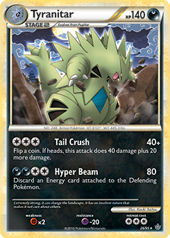 Tyranitar 26/95 Pokémon card from Unleashed for sale at best price