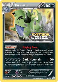 Tyranitar XY130 Pokémon card from XY Promos for sale at best price